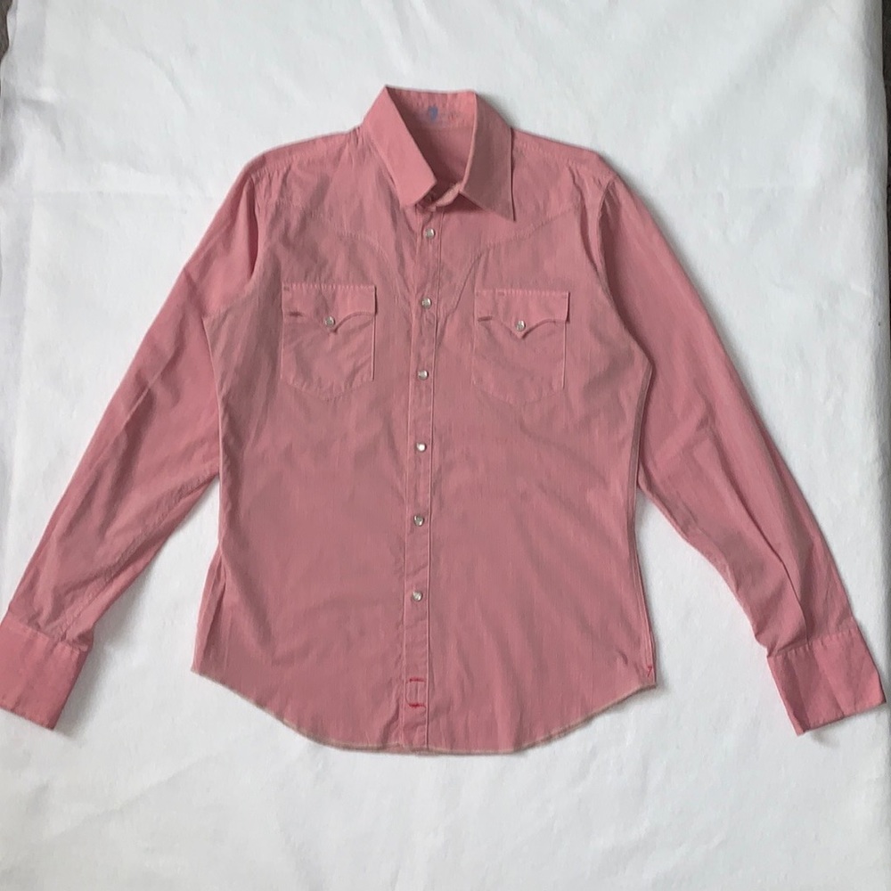 7 FOR ALL MANKIND LONG SLEEVE WESTERN SHIRT SIZE L